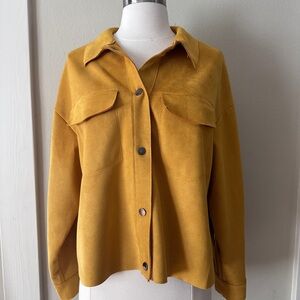 Zara Women's Yellow Utility Jacket